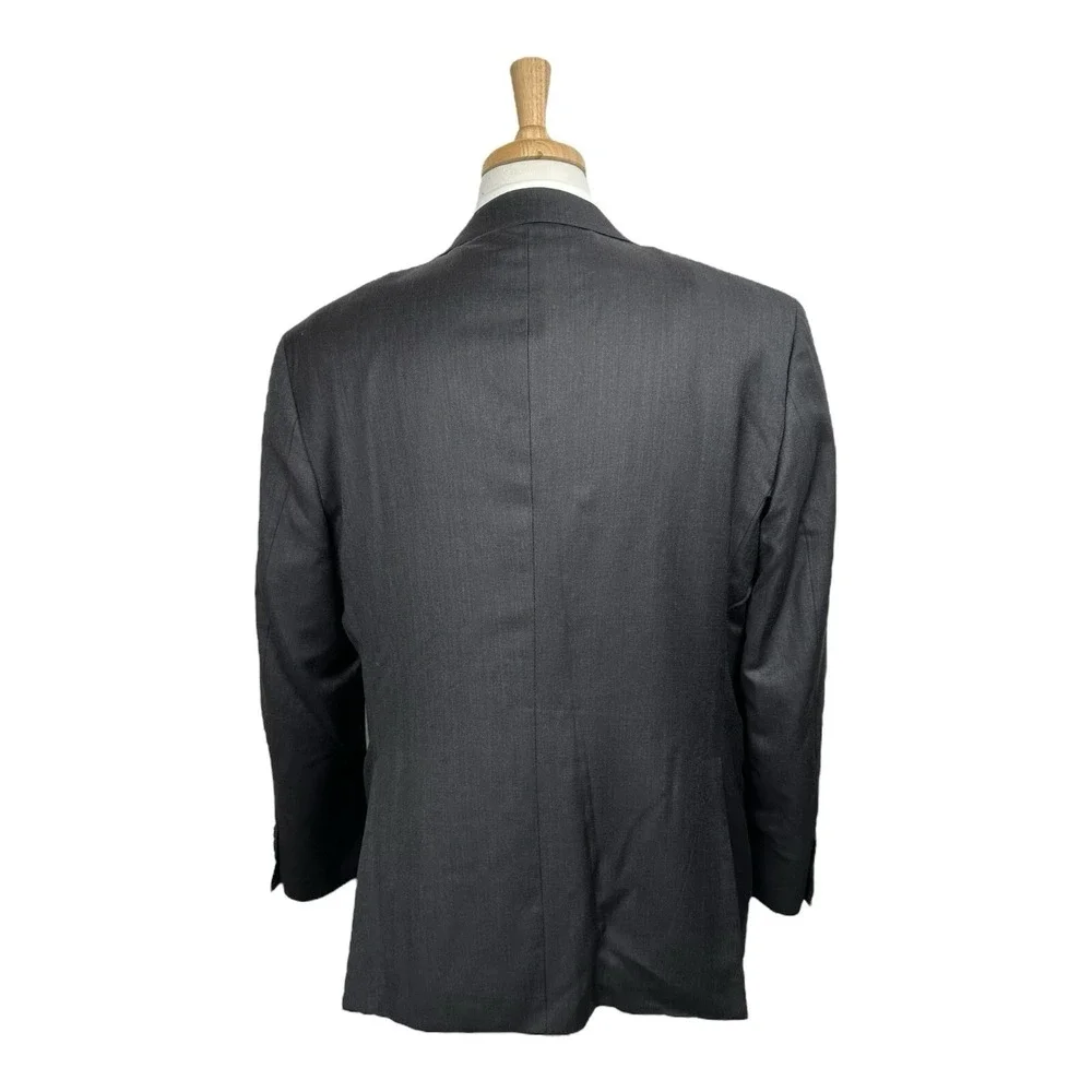Suitsupply Gray Napoli Zignone Super 110s Wool Sportcoat 48R P5225MI